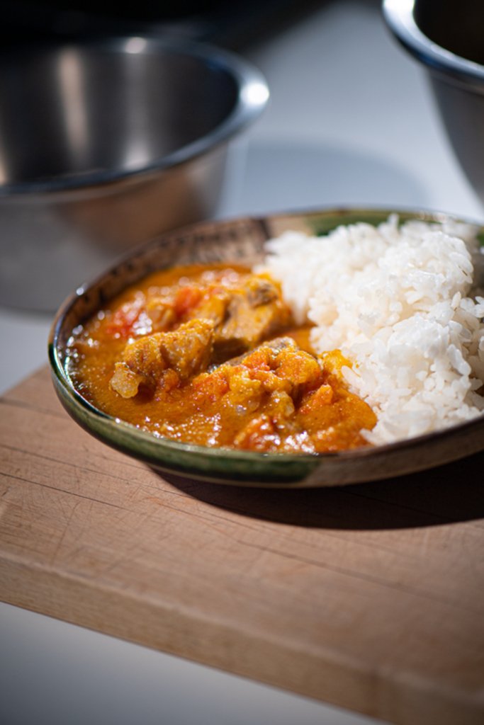 Photo du plat de curry japonais au porc