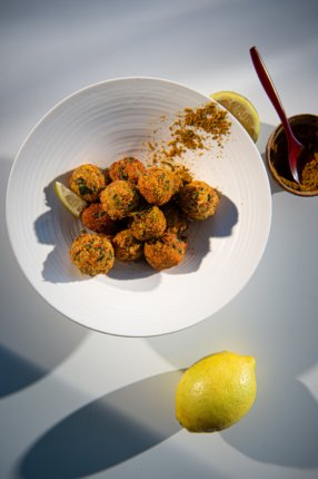 Photo des boulettes de morue au curry japonais