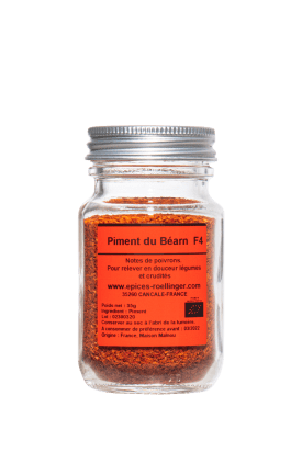 Photo d'un flacon de piment du Béarn Roellinger