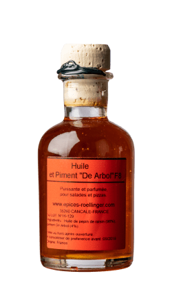 Huile et Piment "De Arbol" F8