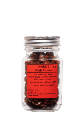 Piment Chili Piquin entier F8  (Mexique)